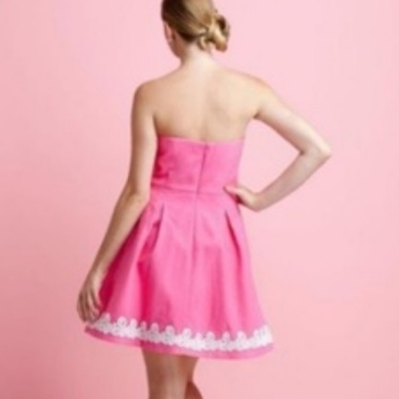 LILLY PULITZER Jacquard Blossom Dress with Pockets - Picture 3 of 12